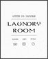 Posterizer 1 pcs-Open 24 Hours-Laundry Room Sign-Wall Art for Laundry Rooms-Decor for Home & Office- unframed wall art...
